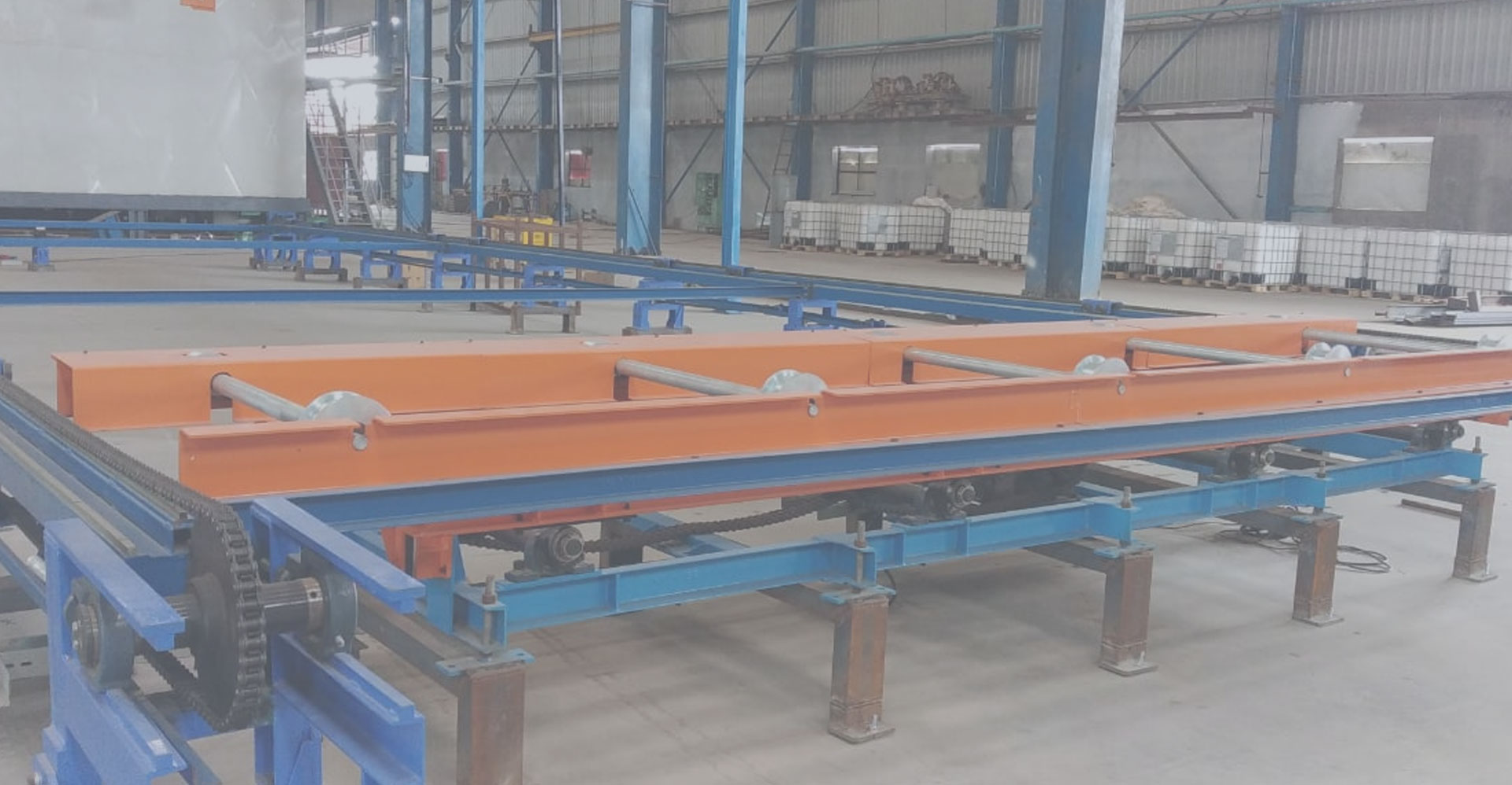 Rolled bed & chain Conveyors